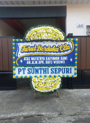 Papan Bunga Duka di Pasirwangi